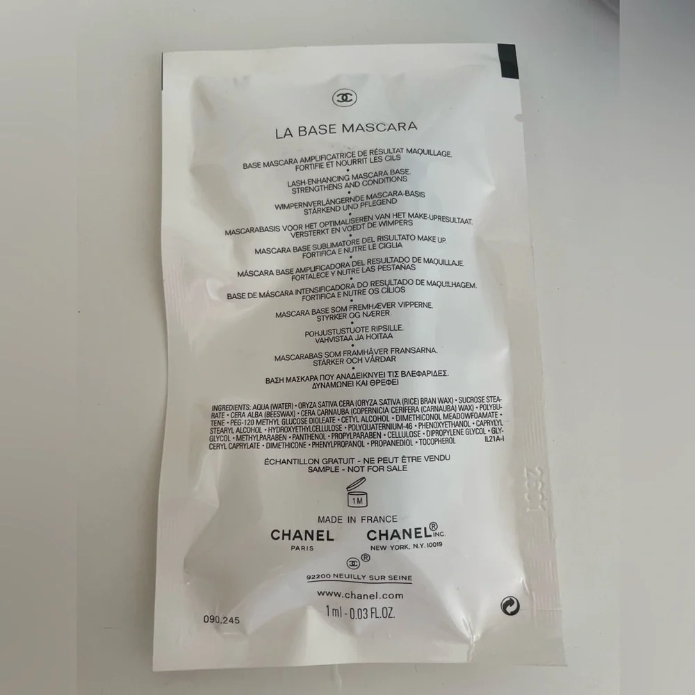 Chanel NIP La Base Mascara Sample